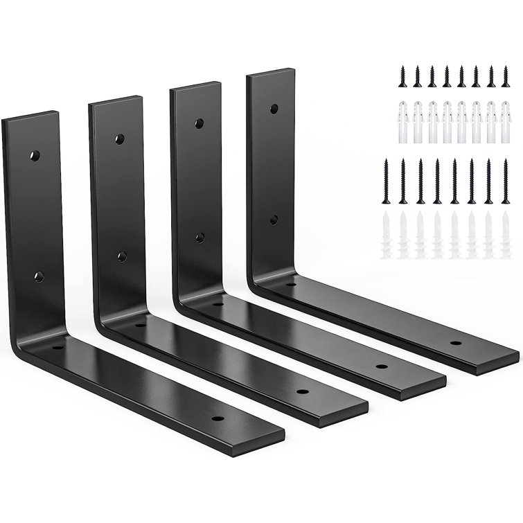 17 Stories Iron Shelf Brackets Wayfair